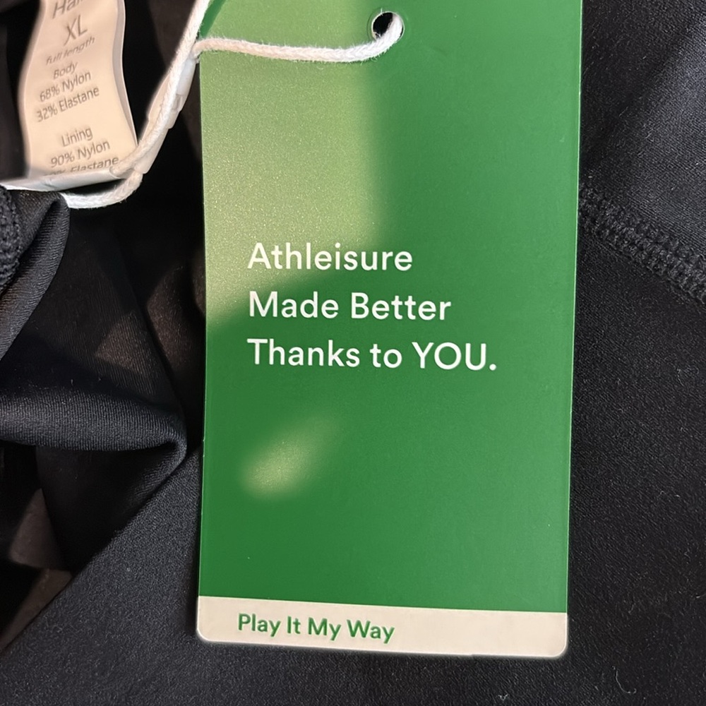 NWT Halara Black Athleisure Play it My Way Leggings Size XL - Picture 9 of 9